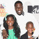 Kevin Hart, recipient of the Comedic Genius Award, poses with his children, Heaven and Hendrix, in the press room during the 2015 MTV Movie Awards at Nokia Theatre L.A. Live on April 12, 2015, in Los Angeles
Michael Buckner/Getty Images